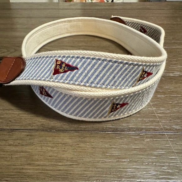 Ralph Lauren POLO canvas and leather belt. - Picture 2 of 3
